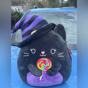 NWT Squishmallows Autumn The Black Cat 12” Plush Halloween